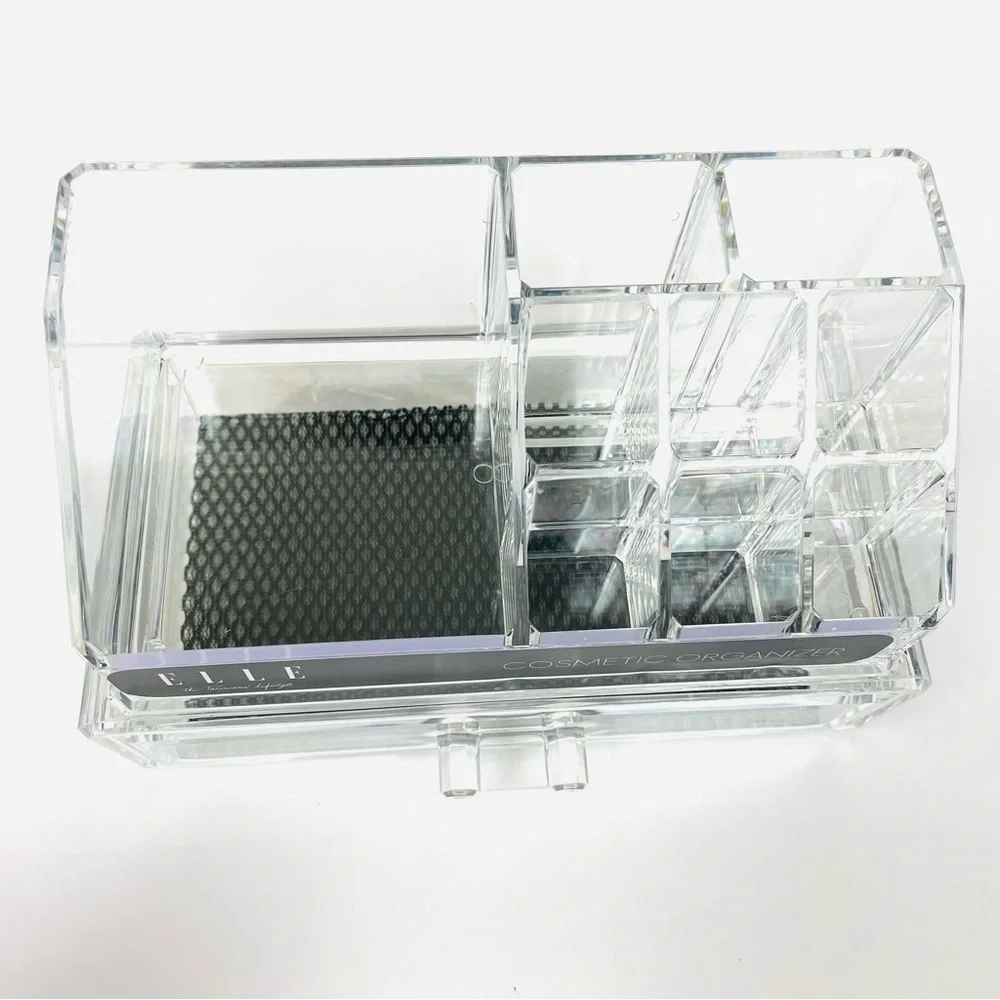 Elle 10 Compartment 2 Tier Cosmetic Organizer